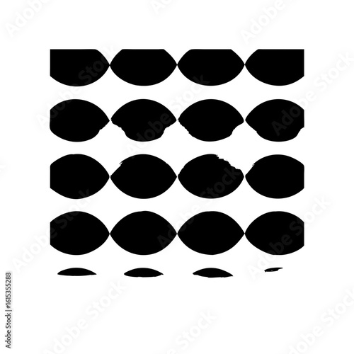 set of black silhouettes of animals