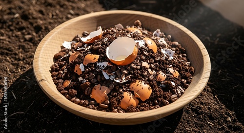 Wallpaper Mural Cracked Eggshell and Organic Soil Fertilizer Torontodigital.ca