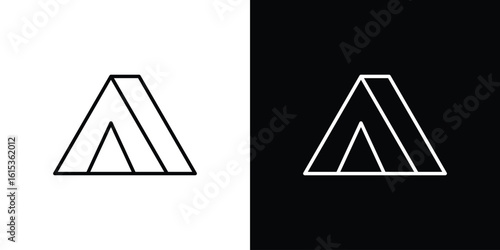 Tent icon for template logo, vector designs.