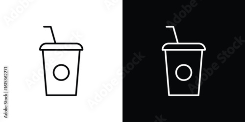 Swoosh Cup icon for template logo, vector designs.