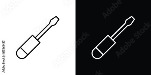 Screwdriver icon for template logo, vector designs.