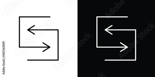 Replace icon for template logo, vector designs.