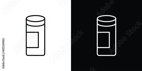 Prescription bottle icon for template logo, vector designs.
