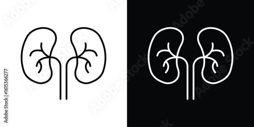 Kidneys icon for template logo, vector designs.
