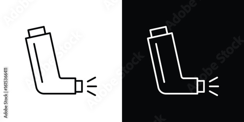 Inhaler icon for template logo, vector designs.