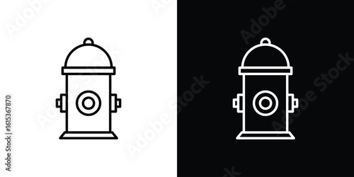 Fire hydrant icon for template logo, vector designs.