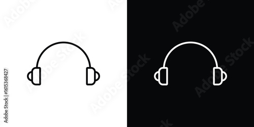 Ear muffs icon for template logo, vector designs.