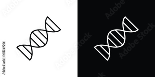 DNA icon for template logo, vector designs.