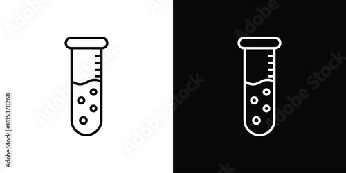 Chemical Tube icon for template logo, vector designs.