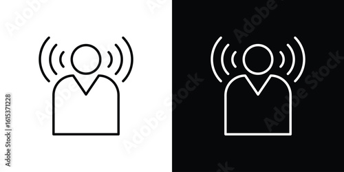 Brand awareness icon for template logo, vector designs.