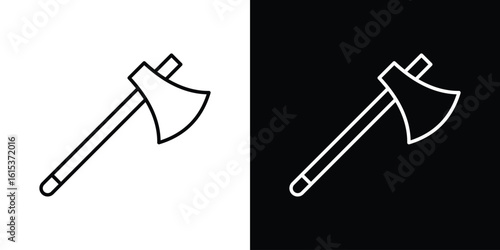 Axe icon for template logo, vector designs.