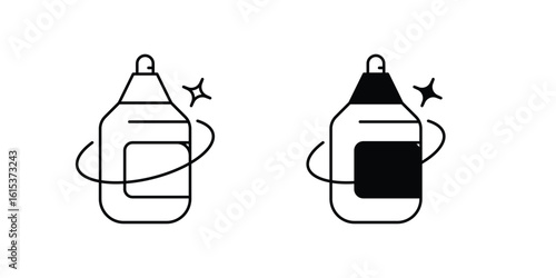 Air Freshener set icon with white background vector stock illustration