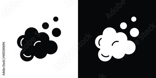 Foam icon, logo elements of graphic designs
