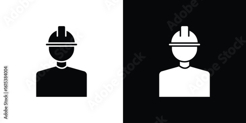 Builder icon, logo elements of graphic designs