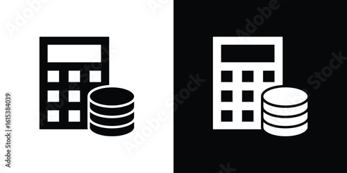 Budget icon, logo elements of graphic designs