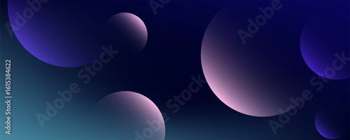 three dimensional earth dark blue and purple circle background