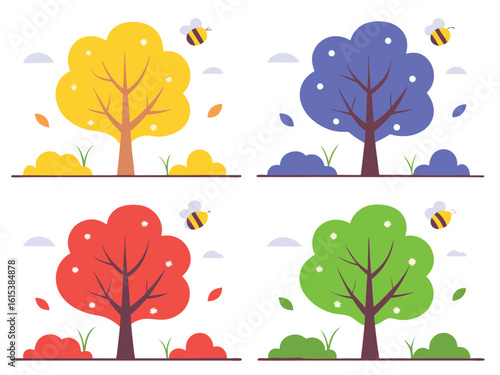 four seasons trees