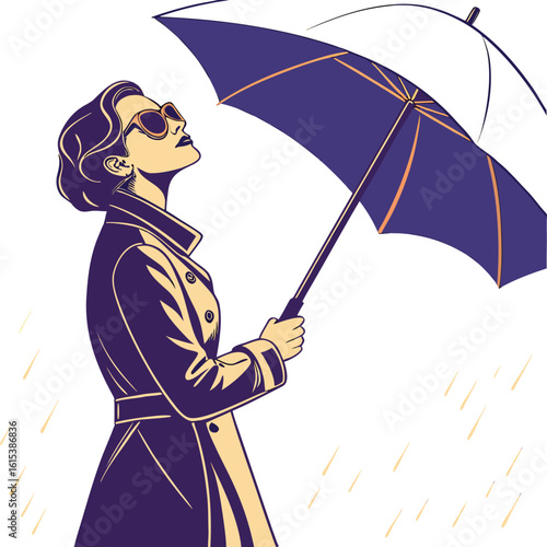 girl with umbrella