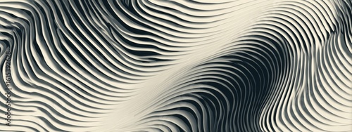 Organic Wave Lines with Minimal Texture and Flow Design for Modern Aesthetic Appeal