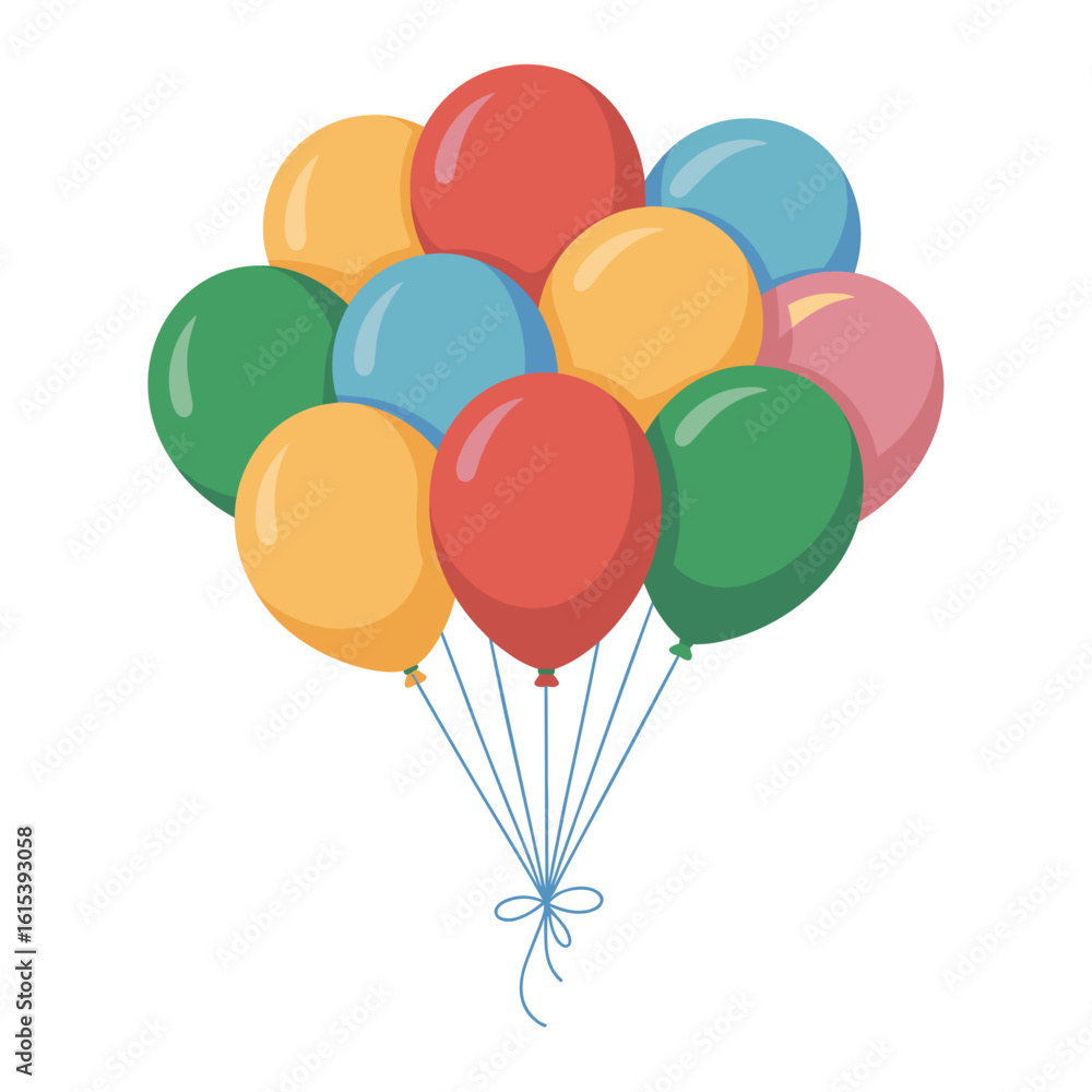 Naklejka premium Colorful Balloons
