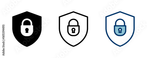 Security icon vector isolated on white background. protection icon. privacy. vpn