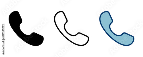 Call icon vector isolated on white background. Phone icon vector. mobile phone. telephone icon