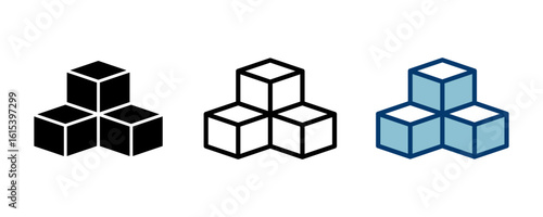 Box icon vector isolated on white background. Cardboard box, packaging open. Box vector icon