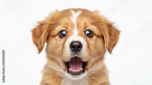Dramatic Shock Reaction of a Cute Puppy – Realistic Animation