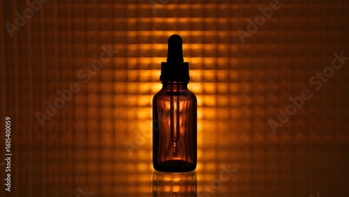 Essential oil bottle amber glass dropper aromatherapy serum skincare beauty product wellness spa health