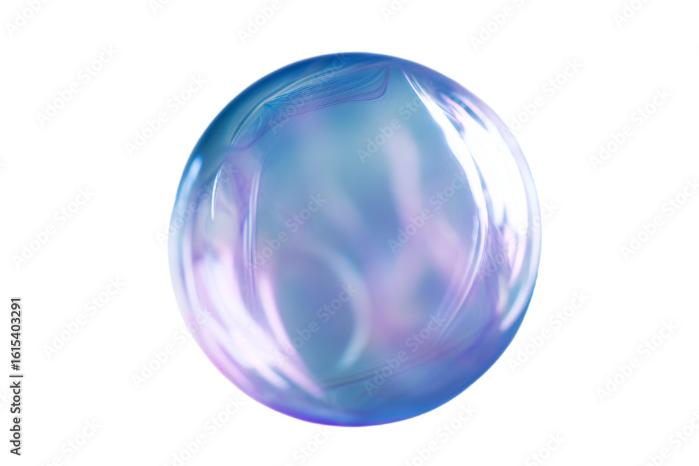 Fototapeta premium a blue and purple orb on a white background
