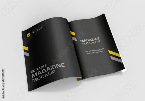 Magazine Mockup Template