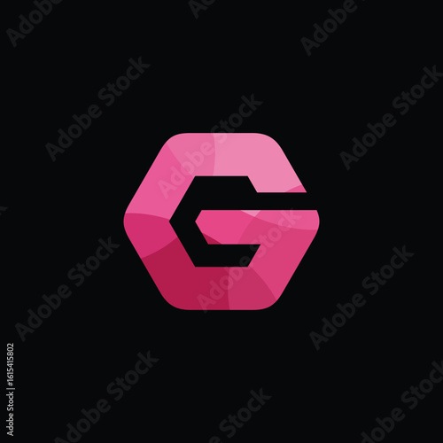 Hexagon Letter G Logo Design Vector Template