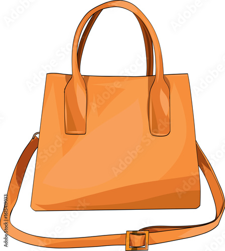 Stylish Handbag with Shoulder Strap