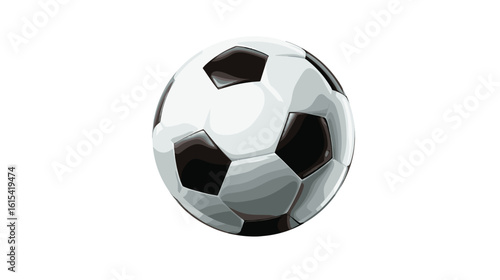 Classic soccer ball ready for the game.