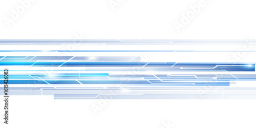 Abstract white background on tech bg. Computer motherboard with a chip, processor, and semiconductor. Digital vector illustration