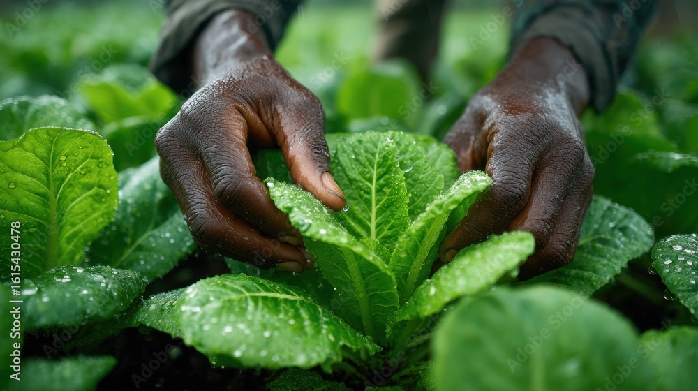 Obraz premium Ensuring consistent access to safe, nutritious food remains a critical challenge amid climate change, conflict, and economic instability. 