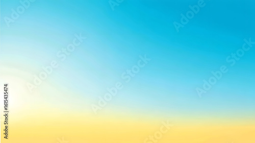 
Soft sky gradient from pale yellow to soft blue