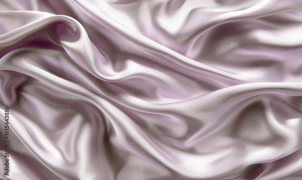 Obraz premium Elegant pink silk fabric texture with soft waves and smooth draping surface
