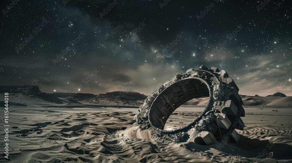 Fototapeta premium Cosmic desert relic