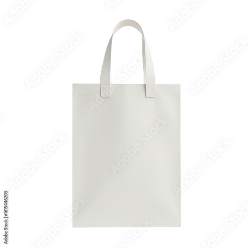 Blank white tote bag mockup.