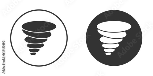 Tornado icon for website design, logo for web and apps.