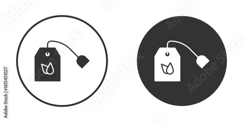 Tea bag icon for website design, logo for web and apps.