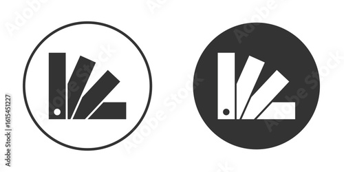 Swatchbook icon for website design, logo for web and apps.