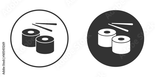 Sushi icon for website design, logo for web and apps.