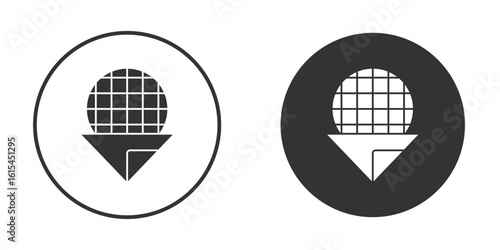 Stroopwafel icon for website design, logo for web and apps.