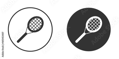 Racquet icon for website design, logo for web and apps.