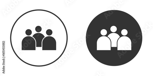people icon for website design, logo for web and apps.