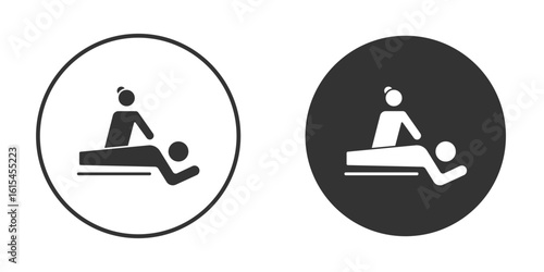 Massage icon for website design, logo for web and apps.