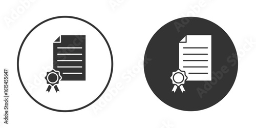 License icon for website design, logo for web and apps.