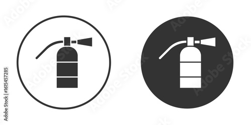 Fire extinguisher icon for website design, logo for web and apps.